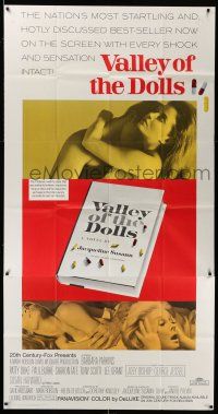 6w685 VALLEY OF THE DOLLS 3sh '67 sexy Sharon Tate, from Jacqueline Susann's erotic novel!