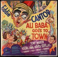 6w125 ALI BABA GOES TO TOWN 6sh '37 wonderful colorful stone litho montage of Eddie Cantor & cast!