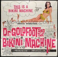 6w151 DR. GOLDFOOT & THE BIKINI MACHINE 6sh '65 great image of sexy babes with kiss & kill buttons!