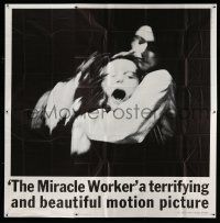 6w189 MIRACLE WORKER 6sh '62 Anne Bancroft as Annie Sullivan & Patty Duke as Helen Keller!