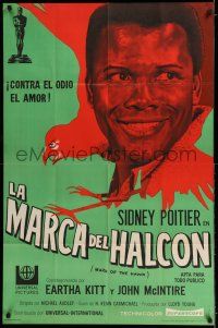6w339 MARK OF THE HAWK Argentinean '58 Sidney Poitier against voodoo fury in Africa, different!