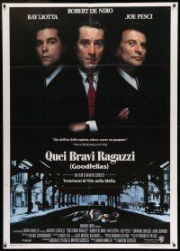 6w807 GOODFELLAS Italian 1p '90 Robert De Niro, Joe Pesci, Ray Liotta, Martin Scorsese classic!