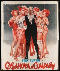 6w106 SOME LIKE IT COOL Italian 2p '77 Tony Curtis and his many lovers, Casanova & Company!