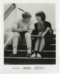 6x015 AMERICAN GRAFFITI 8x10.25 still '73 close up of Ron Howard & Cindy Williams on stairs!