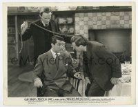 6x039 ARSENIC & OLD LACE 8x10.25 still '42 crazy Raymond Massey & Peter Lorre tie up Cary Grant!