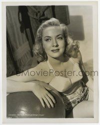 6x042 AUDREY TOTTER 8x10.25 still '80s great seated close up wearing sexy outfit!