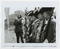 6x050 BARRY LYNDON candid deluxe 8x10 still '75 Stanley Kubrick on the set by men holding rifles!