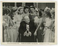 6x099 CALLING DR. GILLESPIE 8x10.25 still '42 Lionel Barrymore surrounded by many pretty ladies!
