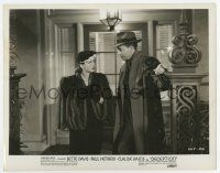 6x158 DECEPTION 8x10.25 still '46 Paul Henreid stares down at Bette Davis wearing fur & veil!