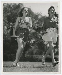 6x177 DONNA REED 8.25x10 still '44 playing badminton with her visiting sister by Willinger!