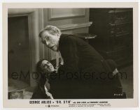 6x185 DR. SYN 8x10.25 still '37 George Arliss looks scared by man fallen on the floor!