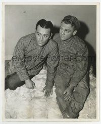 6x187 EACH DAWN I DIE 8.25x10 still '39 close up of tough convicts James Cagney & George Raft!