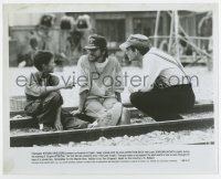 6x194 EMPIRE OF THE SUN candid 8x10 still '87 Spielberg with youngest Christian Bale & Malkovich!