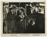 6x207 FALCON IN HOLLYWOOD 8x10.25 still '44 cab driver Rita Corday points guy out to Tom Conway!