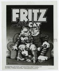 6x234 FRITZ THE CAT 8x10 still '72 Ralph Bakshi sex cartoon, he's x-rated and animated!