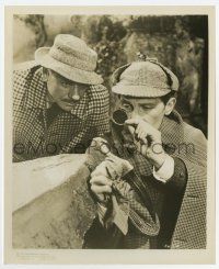 6x302 HOUND OF THE BASKERVILLES 8.25x10 still '59 Cushing as Sherlock Holmes finds murder weapon!