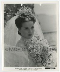 6x306 HOW GREEN WAS MY VALLEY 8.5x10 still '41 John Ford, c/u of beautiful bride Maureen O'Hara!