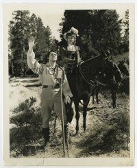 6x310 HOWARDS OF VIRGINIA 8x10 still '40 Cary Grant & Martha Scott on horse by Coburn!