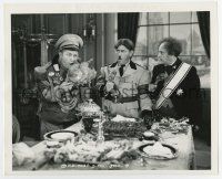 6x320 I'LL NEVER HEIL AGAIN 8x10 still '41 Moe & Larry are shocked at Curly eating whole turkey!