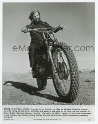 6x348 JEREMIAH JOHNSON 7.75x9.75 candid still '72 cool image of Robert Redford on his dirt bike!