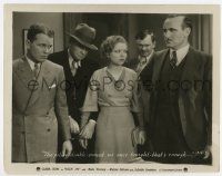 6x369 KICK IN 8x10.25 still '31 Clara Bow & Regis Toomey in handcuffs double-crossed by the police!