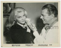 6x376 KITTEN WITH A WHIP 8x10.25 still '64 c/u of Forsythe watching sexy Ann-Margret with kitten!