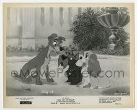 6x383 LADY & THE TRAMP 8.25x10.25 still R62 Disney classic dog cartoon, great image with Jock!