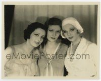 6x415 LORETTA YOUNG 8x10 still '30s w/ pretty sisters Polly Ann Young & Sally Blane by Longworth!