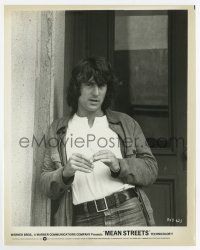 6x461 MEAN STREETS 8x10.25 still '73 great close up of young Robert De Niro with shaggy long hair!