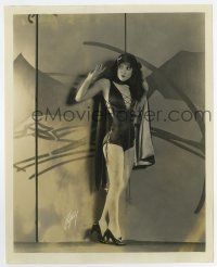 6x510 OLIVE BORDEN 8x10 still '20s full-length wearing very risque bathing suit by Autrey!