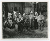 6x249 GENERAL SPANKY 8.25x10 still '36 Spanky & kids in newspaper hats watching boys eating shirts!