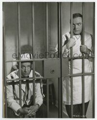 6x581 ROAD TO RIO 7.5x9.25 still '48 Bing Crosby & Bob Hope looking really sad in jail cell!