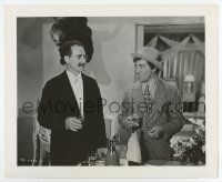 6x588 ROOM SERVICE 8.25x10 still '38 c/u of Marx Bros Groucho & Chico drinking by Gaston Longet!