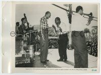 6x607 SATCHMO THE GREAT 8x11 key book still '57 Louis Armstrong performing at farewell concert!