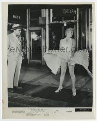 6x618 SEVEN YEAR ITCH 8x10 still '55 most classic image of sexy Marilyn Monroe's skirt blowing!