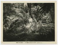 6x637 SON OF KONG 8x10.25 still '33 scared Helen Mack w/Robert Armstrong with rifle in the jungle!