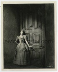6x676 TEXAN 8x10.25 still '30 beautiful dark-haired Fay Wray standing by huge door by Bredell!