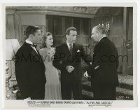 6x714 TWO MRS. CARROLLS 8x10.25 still '47 Humphrey Bogart & Barbara Stanwyck confront Nigel Bruce!
