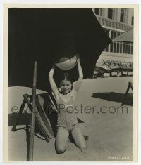6x731 VIRGINIA WEIDLER 8x9.5 still '36 playing at the beach after finishing Girl of the Ozarks!