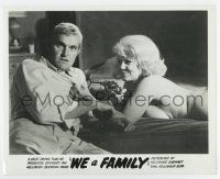 6x746 WE A FAMILY 8.25x10.25 still '71 sexy Jennie Lee as the bazoom girl holds guy at gunpoint!