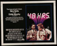 6y004 48 HRS. 1/2sh '82 Nick Nolte & Eddie Murphy couldn't have liked each other less!