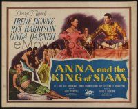 6y024 ANNA & THE KING OF SIAM 1/2sh '46 pretty Irene Dunne, Rex Harrison & sexy Linda Darnell!
