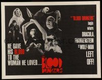 6y050 BLOOD DRINKERS 1/2sh '66 wild Filipino vampire horror begins where the classics leave off!