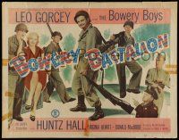 6y055 BOWERY BATTALION 1/2sh '51 Leo Gorcey, Huntz Hall & The Bowery Boys in the U.S. Army!