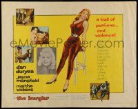 6y063 BURGLAR 1/2sh '57 sexy blonde Jayne Mansfield leaves a trail of perfume & violence!