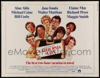 6y070 CALIFORNIA SUITE 1/2sh '78 Alan Alda, Michael Caine, Fonda, all-star cast Drew Struzan art!
