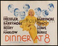 6y115 DINNER AT 8 1/2sh R62 Jean Harlow in one of the most classic all-star romantic comedies!