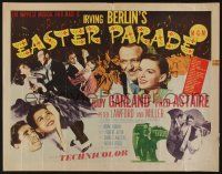 6y128 EASTER PARADE style B 1/2sh '48 Judy Garland & dancing Fred Astaire, Irving Berlin musical