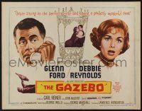 6y177 GAZEBO style A 1/2sh '60 great romantic art of Glenn Ford w/telephone & Debbie Reynolds!