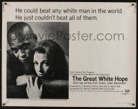 6y199 GREAT WHITE HOPE 1/2sh '70 Jack Johnson boxing biography, Jane Alexander, James Earl Jones!